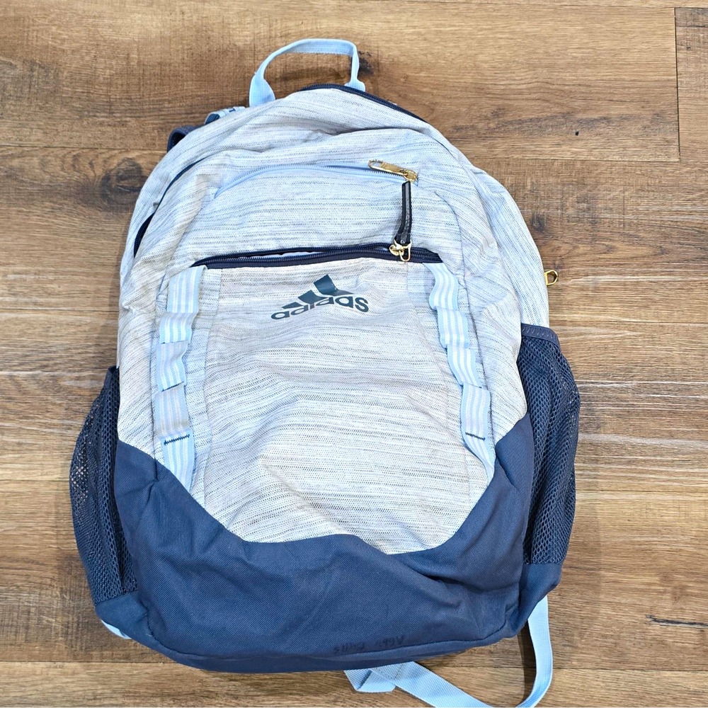 adidas Loadspring Hiking Backpack Gray/Black Zip, Padded Adjustable Straps